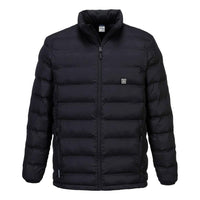 Quilted Heated Tunnel Work Coat with Carbon Fiber Panels and Zipped Pockets for Cold Jobs