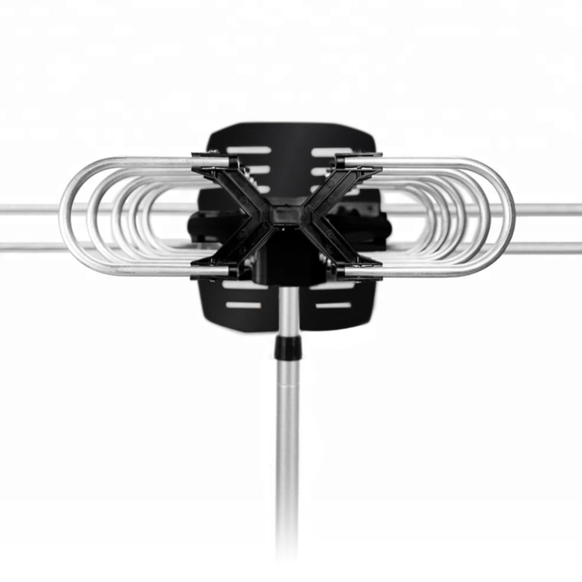 Remote Control Motorized TV Antenna with 360 Degree Rotation and Signal Amplifier, 33ft Cable
