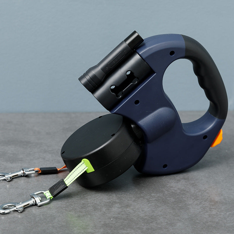 Dog Leash for Two Dogs with Anti-Tangle Design