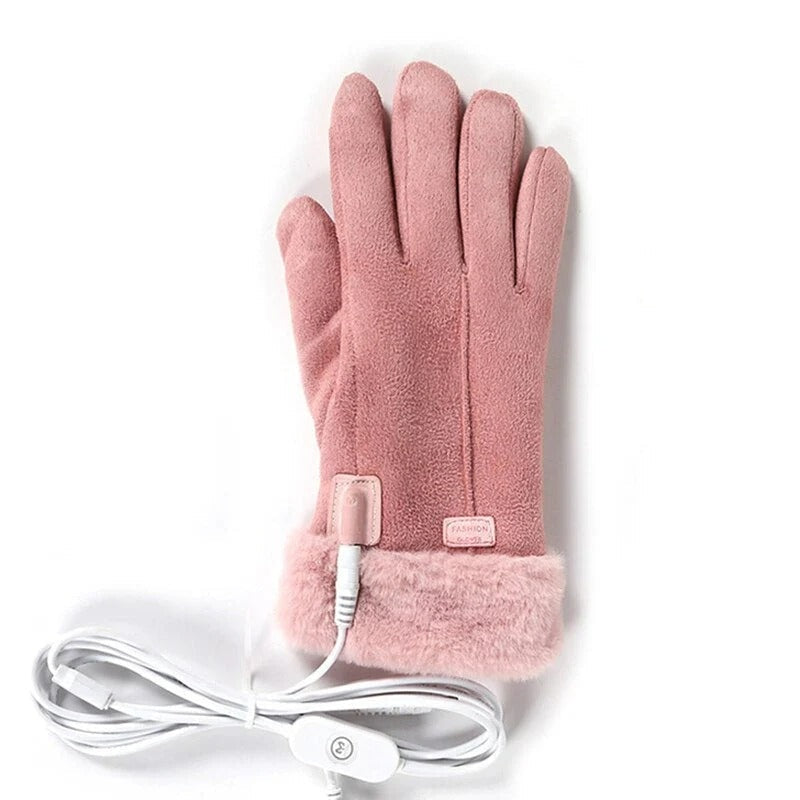 Electric Heated Gloves with Touchscreen Fingers and 5000mAh Battery Pack