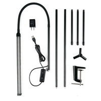 Adjustable Floor Lamp with Sliding Height and Dual Brightness Settings, 1000 Lumens