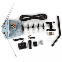 HDTV Antenna with Motorized 360 Degree Rotation and Mounting Pole