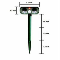 Animal Repeller with Solar Power and Infrared Sensor