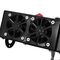 Twelve Volt 500 Watt Car Heater with PTC Ceramic Element, Four Air Outlets and Two Independent Switches