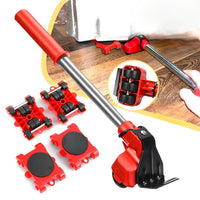 Furniture Rollers and Lifter Tool Set for Moving