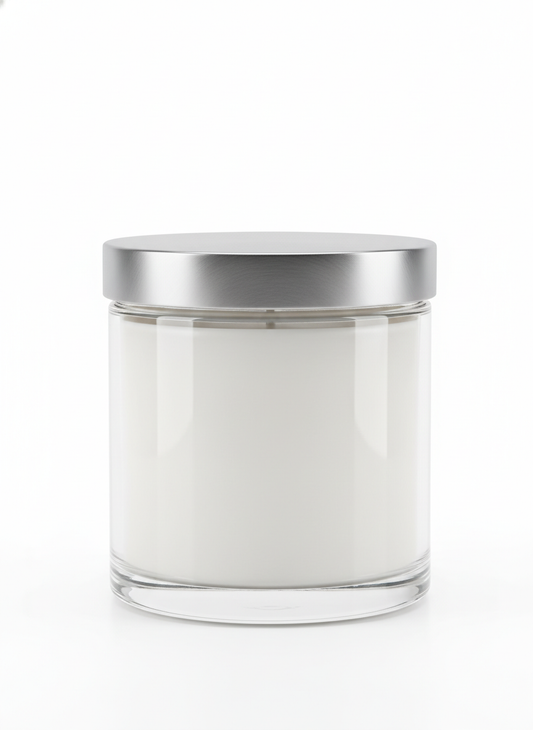 White Jar Candle