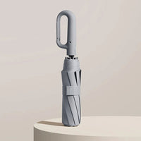 Compact Automatic Umbrella with Reinforced Frame and UPF 50 Plus Canopy in 5 Colors