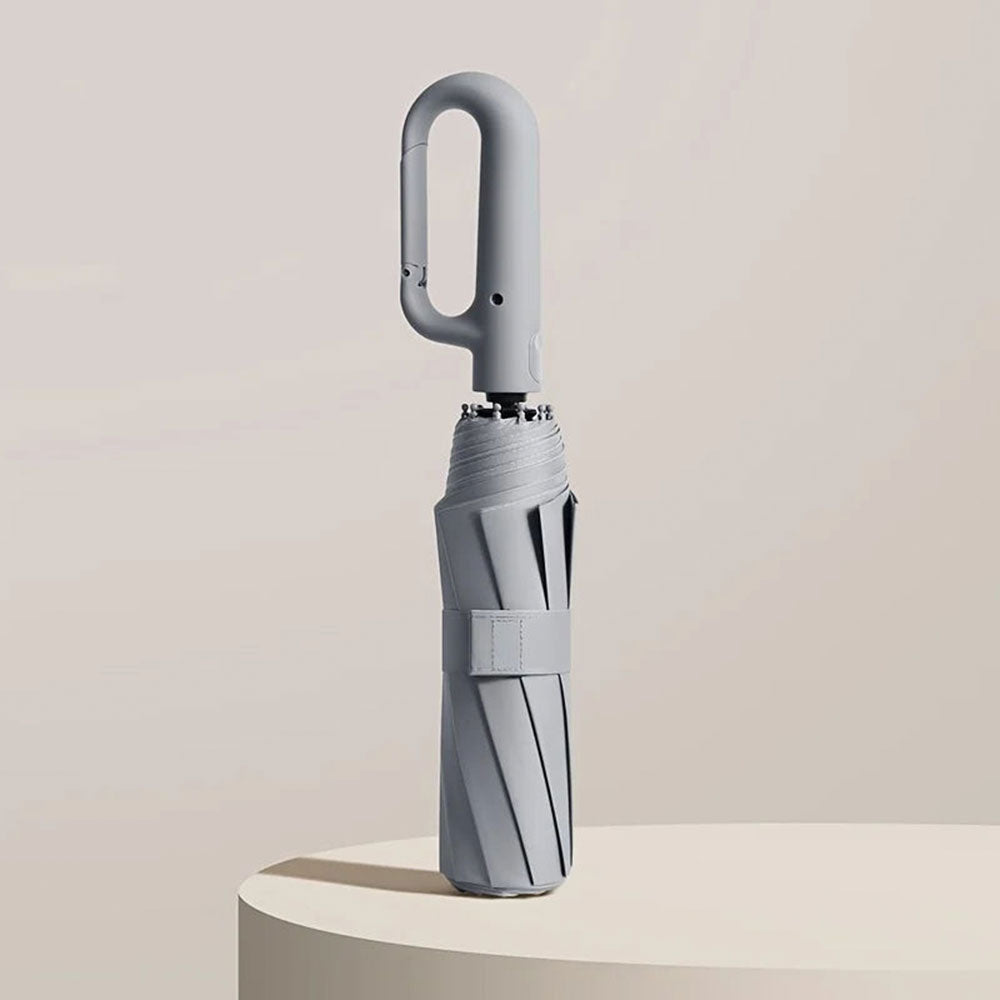 Compact Automatic Umbrella with Reinforced Frame and UPF 50 Plus Canopy in 5 Colors