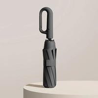 Compact Automatic Umbrella with Reinforced Frame and UPF 50 Plus Canopy in 5 Colors