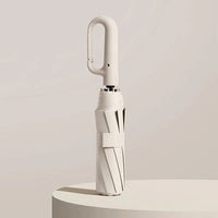Compact Automatic Umbrella with Reinforced Frame and UPF 50 Plus Canopy in 5 Colors