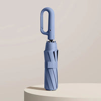 Compact Automatic Umbrella with Reinforced Frame and UPF 50 Plus Canopy in 5 Colors