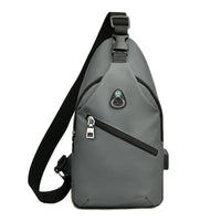 Crossbody Sling Bag with Adjustable Strap and Multiple Interior Pockets, Water Resistant