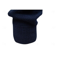 Mens Fair Isle Zip Up Cardigan with Stand Up Collar and Regular Fit in Navy Blue, Khaki and Military Green