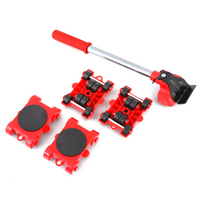 Furniture Rollers and Lifter Tool Set for Moving